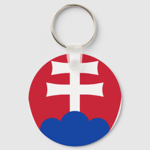 Slovakia coat of arms keychain