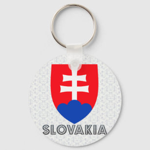 Slovakia Coat of Arms Keychain