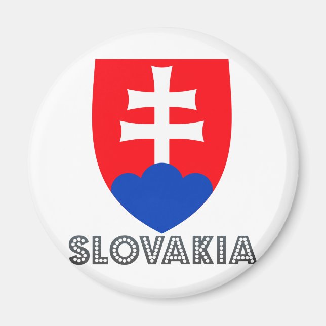 Slovakia Coat of Arms Magnet (Front)