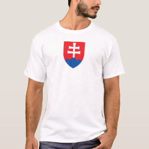 slovakia country coat arms symbol emblem cross T-Shirt