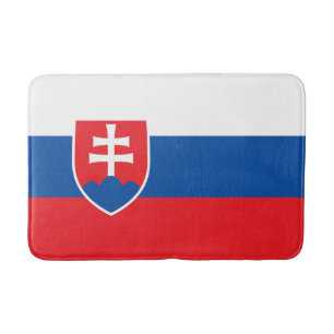 Slovakia Flag Bath Mat