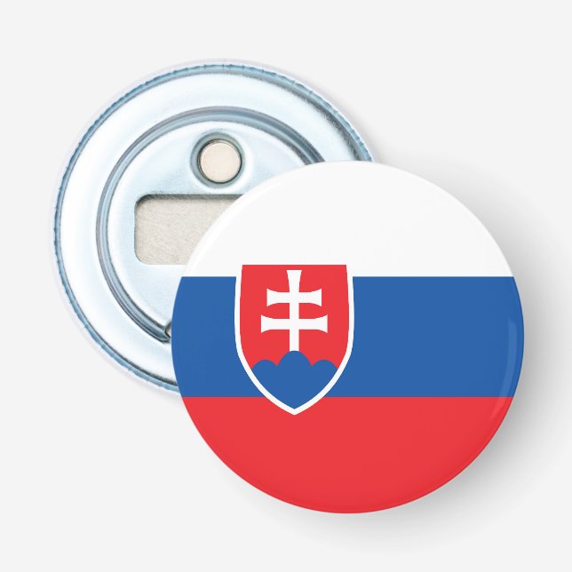 Slovakia flag bottle opener (Front)