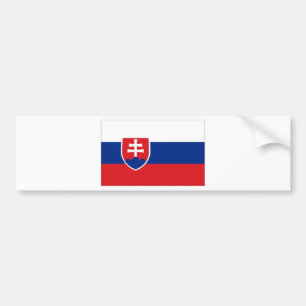 Slovakia Flag Bumper Sticker