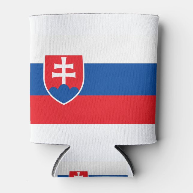 Slovakia Flag Can Cooler (Front)