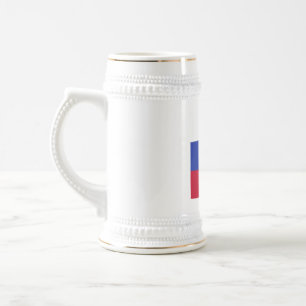 Slovakia Flag Emblem Beer Stein