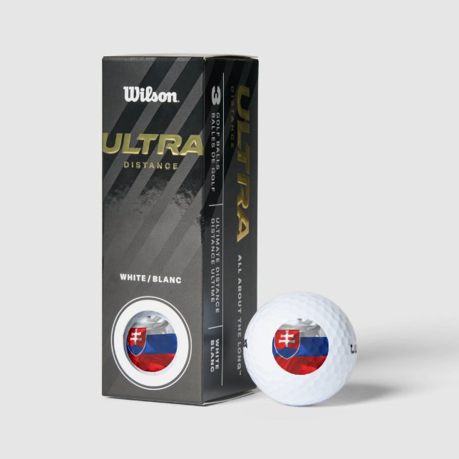 Slovakia flag golf balls (Packaging)