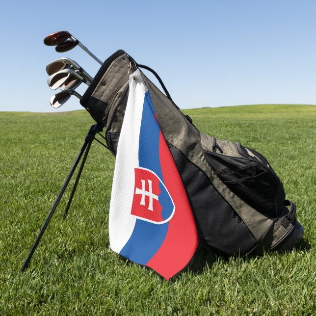 Slovakia flag golf towel (Green)