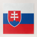 Slovakia Flag Jigsaw Puzzle<br><div class="desc">Slovakia Flag</div>