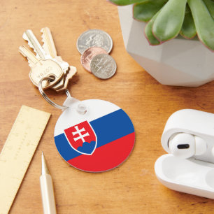 Slovakia flag keychain