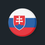 Slovakia Flag Magnet<br><div class="desc">Slovakia Flag</div>