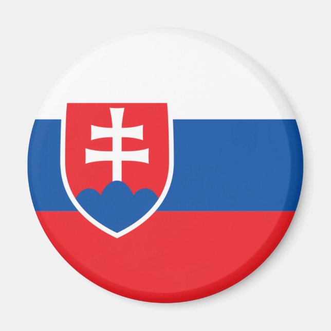 Slovakia Flag Magnet (Front)