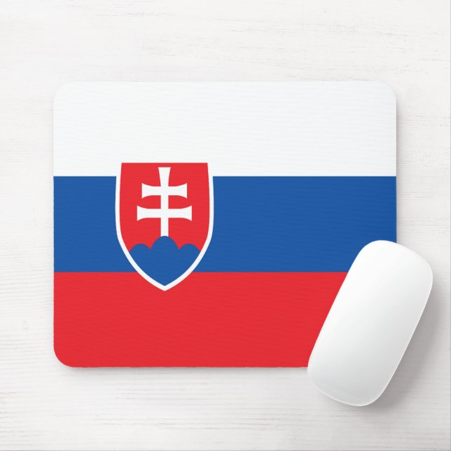 Slovakia flag mouse pad (With Mouse)