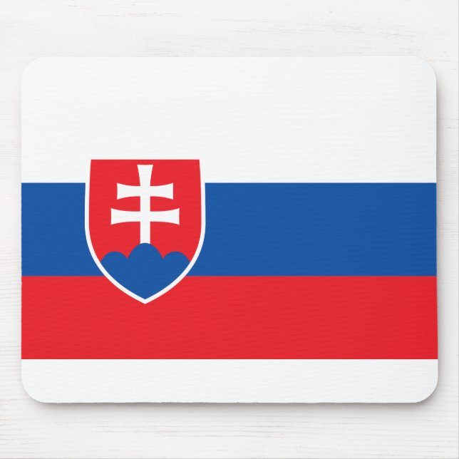Slovakia Flag Mouse Pad (Front)