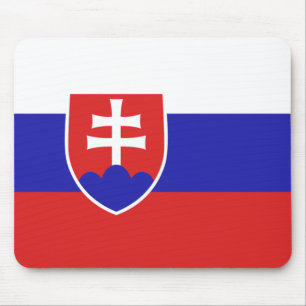 Slovakia Flag Mouse Pad