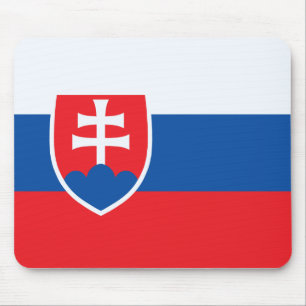 Slovakia flag mouse pad
