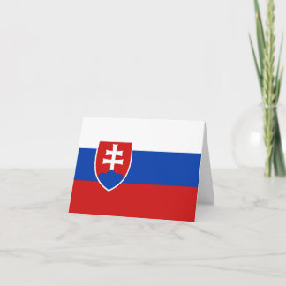 Slovakia Flag Notecard