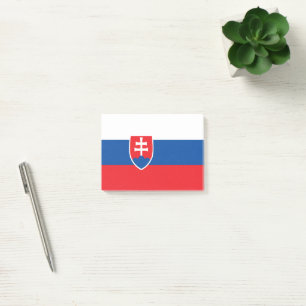 Slovakia flag post-it notes
