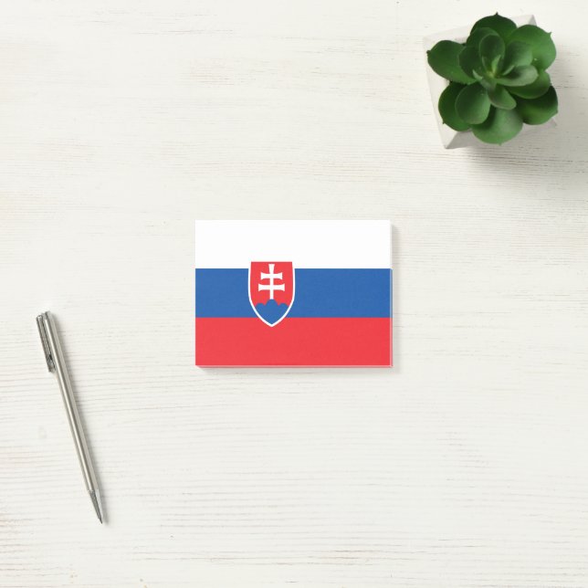 Slovakia flag post-it notes (Office)