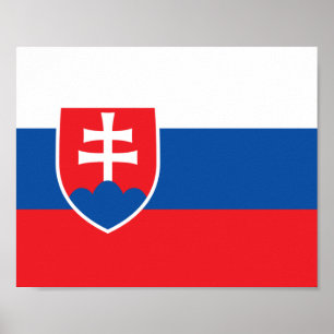 Slovakia Flag Poster
