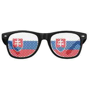 Slovakia Flag Retro Sunglasses