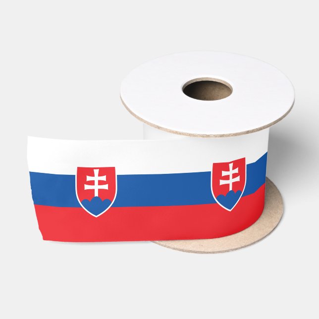 Slovakia Flag Satin Ribbon (Spool)