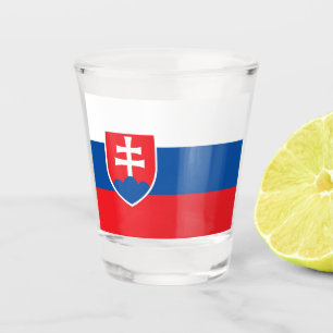 Slovakia Flag Shot Glass
