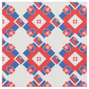Slovakia Flag & Slovakia Trendy Fabric fashion