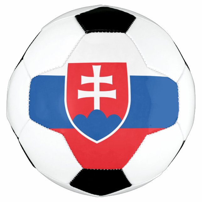 Slovakia Flag Soccer Ball (Front)