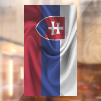 Slovakia Flag Window Cling