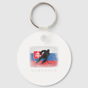Slovakia Ice Hockey Slovak Flag  Keychain