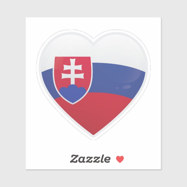 Slovakia  Love Flag (Sheet)