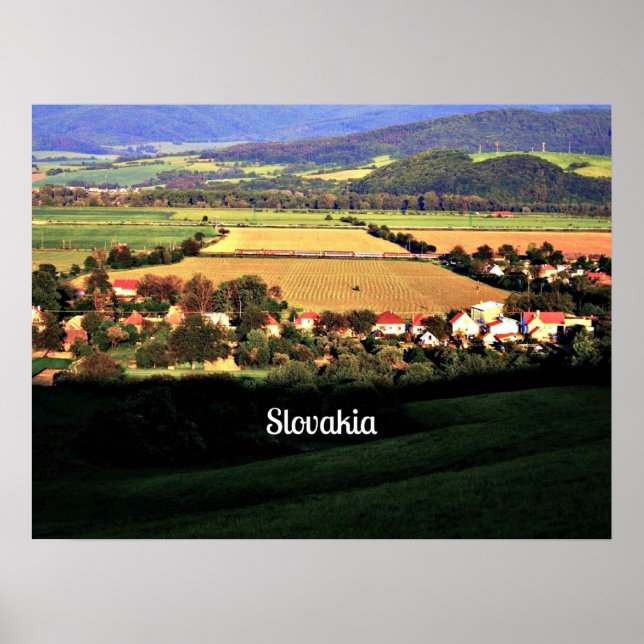 Slovakia picturesque landscape poster (Front)
