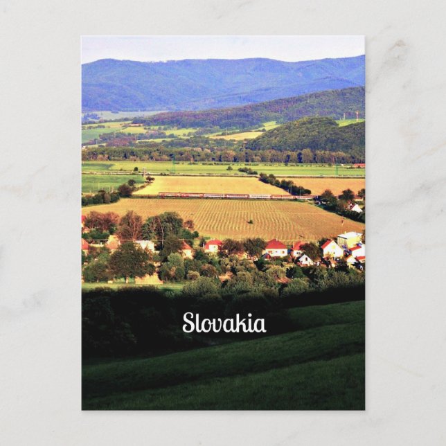Slovakia scenic landscape postcard (Front)