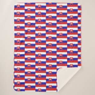 Slovakia Sherpa Blanket