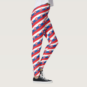 Slovakia & Slovakia Flag fashion, travel/sport fan Leggings