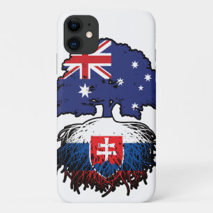 Slovakia Slovakian Australian Australia Tree Roots iPhone 11 Case