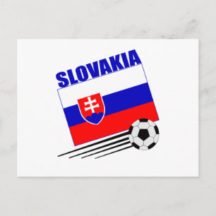 Slovakia Soccer Team Postcard