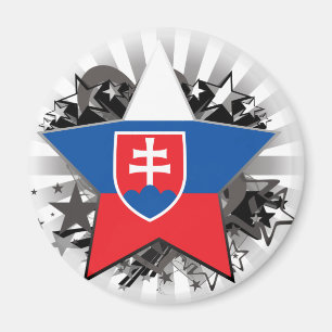 Slovakia Star Magnet