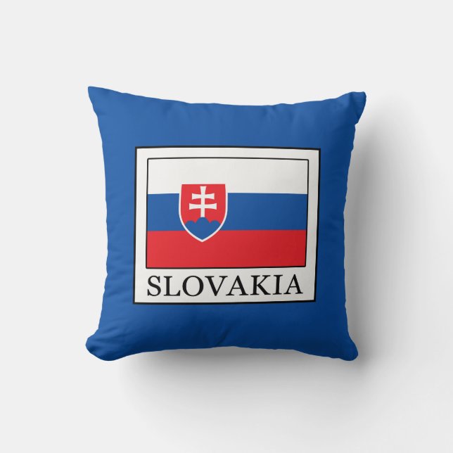 Slovakia Throw Pillow (Front)