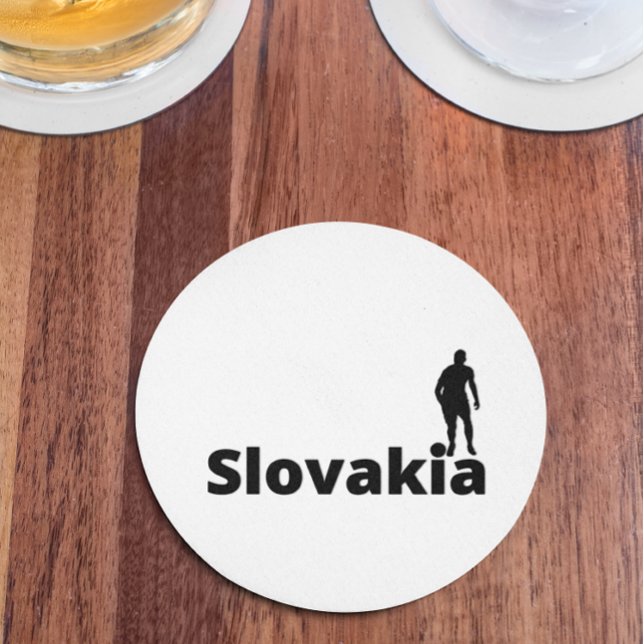 Slovakian soccer player using dot as a ball     coaster (Creator Uploaded)