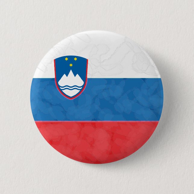 Slovenia 2 Inch Round Button (Front)