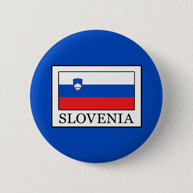 Slovenia 2 Inch Round Button (Front)