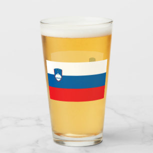 SLOVENIA BEER GLASS 