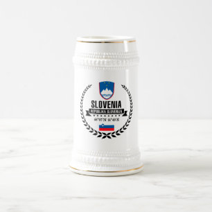 Slovenia Beer Stein