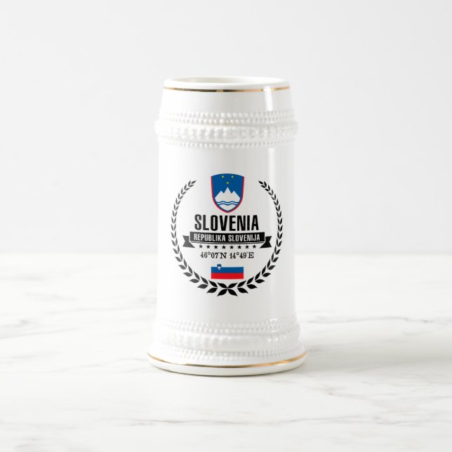 Slovenia Beer Stein (Center)