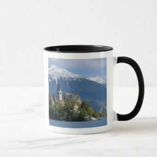 Slovenia, Bled, Lake Bled, Bled Island, Bled Mug