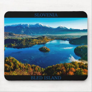Slovenia - Bled Lake Mouse Pad