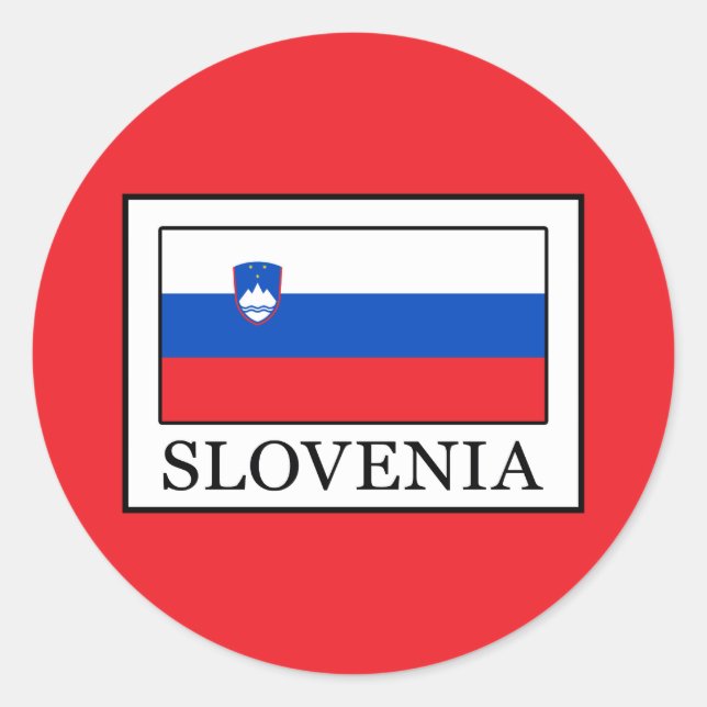 Slovenia Classic Round Sticker (Front)