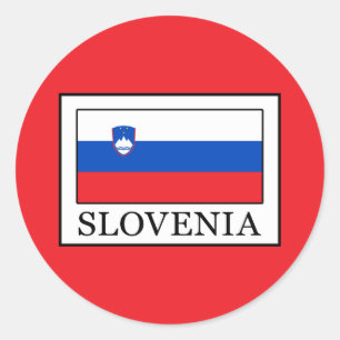 Slovenia Classic Round Sticker