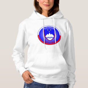 Slovenia Coat of Arms Circle Shape Hoodie